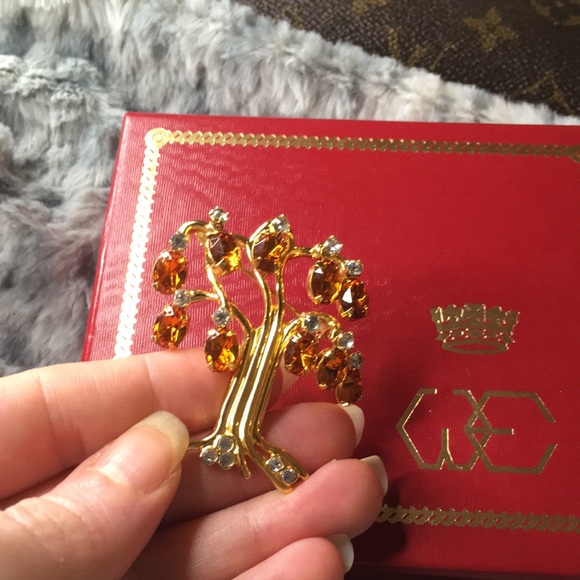 🧡🌳🧡KJL Kenneth Jay LaneTree of life brooch - Picture 13 of 13